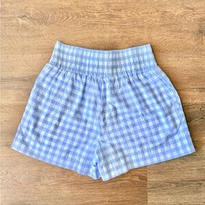 Hill House Livie Nap Shorts - Blue Gingham